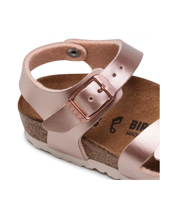 Klapki damskie Birkenstock RIO KIDS BF REGULAR 1012519 Różowe - Sklep online Mastersport