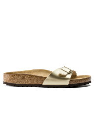 Klapki damskie Birkenstock MADRID BF NARROW 1016107 Złote - Sklep online Mastersport