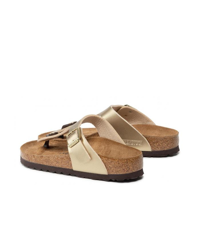Klapki damskie Birkenstock GIZEH BF NARROW 1016109 Złote - Sklep online Mastersport