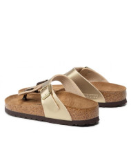 Klapki damskie Birkenstock GIZEH BF NARROW 1016109 Złote - Sklep online Mastersport