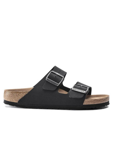 Klapki damskie Birkenstock ARIZONA BFBC EARTHY NARROW 1019057 Czarne - Sklep online Mastersport