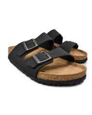 Klapki męskie Birkenstock ARIZONA BFBC REGULAR 1019115 Czarne - Sklep online Mastersport