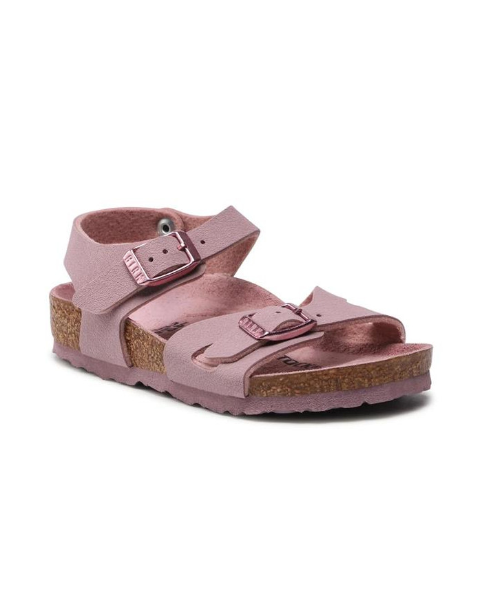 Klapki damskie Birkenstock RIO KIDS BFBC NARROW 1021730 Różowe - Sklep online Mastersport