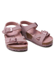 Klapki damskie Birkenstock RIO KIDS BFBC NARROW 1021730 Różowe - Sklep online Mastersport