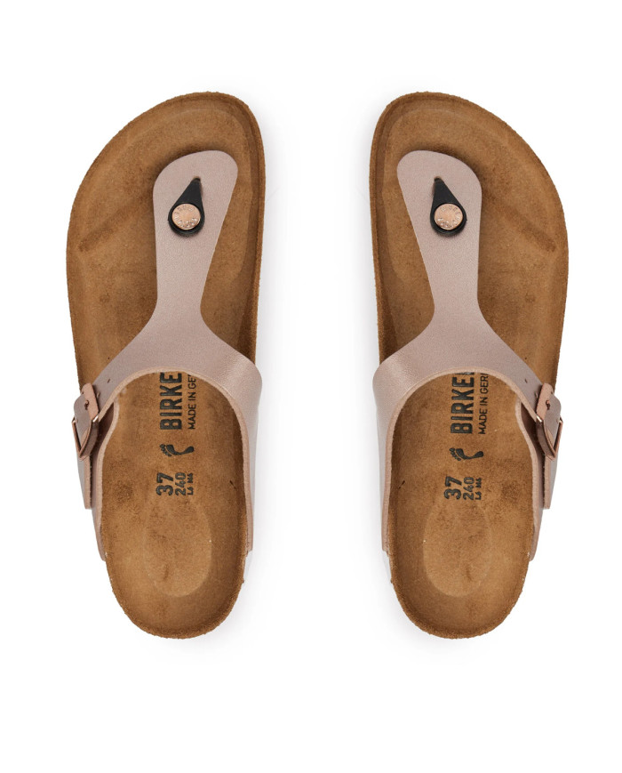 Klapki damskie Birkenstock GIZEH BF NARROW 1023925 Różowe - Sklep online Mastersport