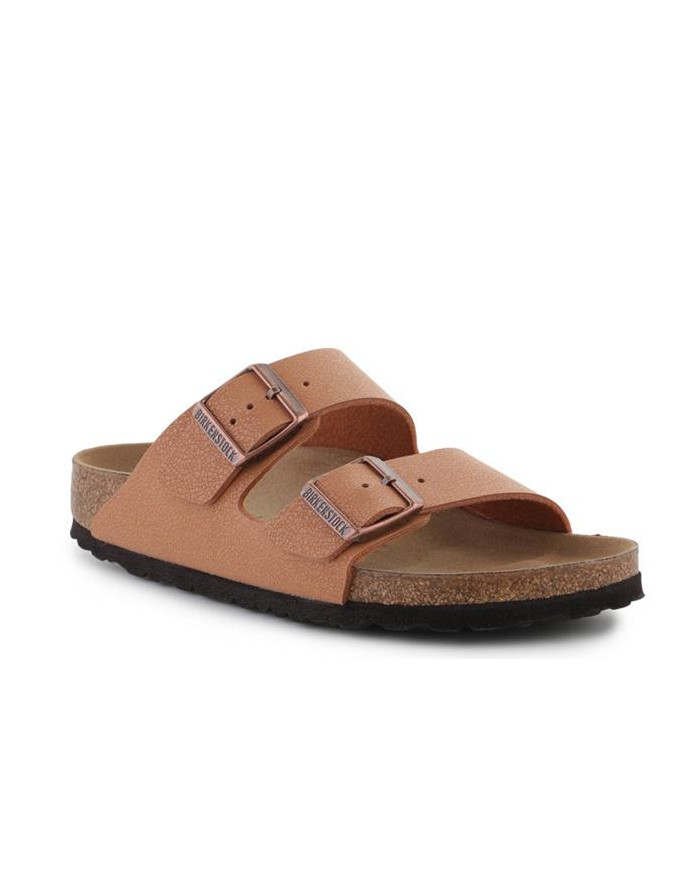 Klapki damskie Birkenstock ARIZONA BFBC EARTHY NARROW 1025046 Brązowe - Sklep online Mastersport