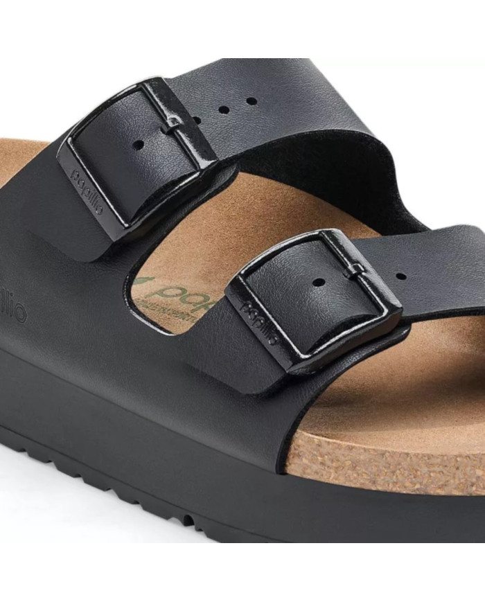 Klapki damskie Birkenstock ARIZONA FLEX PLATFORM BFNARROW 1027395 Czarne - Sklep online Mastersport