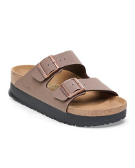 Klapki damskie Birkenstock ARIZONA FLEX PLATFORM NARROW 1027417 Brązowe - Sklep online Mastersport
