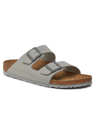 Klapki damskie Birkenstock ARIZONA BF NARROW 1027696 Szare - Sklep online Mastersport