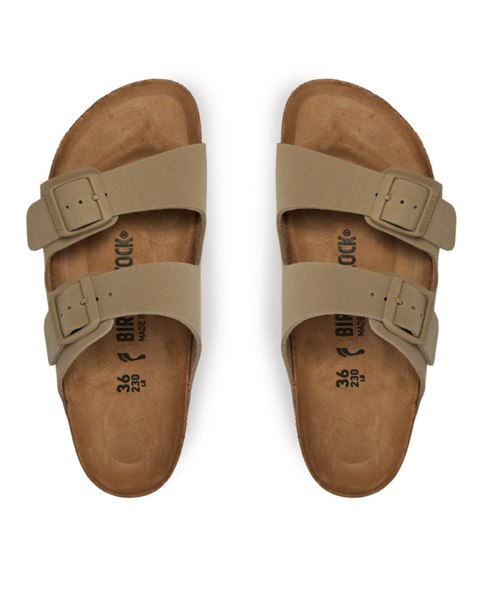 Klapki damskie Birkenstock ARIZONA BF NARROW 1027697 Zielone - Sklep online Mastersport