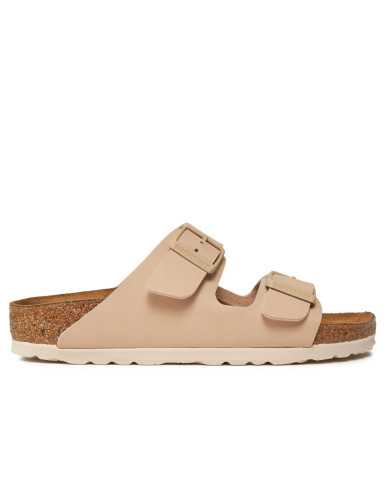 Klapki damskie Birkenstock ARIZONA BF NARROW 1027723 Beżowe - Sklep online Mastersport