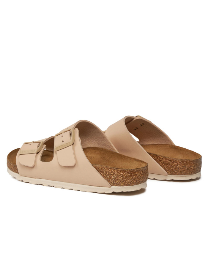 Klapki damskie Birkenstock ARIZONA BF NARROW 1027723 Beżowe - Sklep online Mastersport