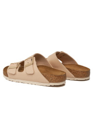Klapki damskie Birkenstock ARIZONA BF NARROW 1027723 Beżowe - Sklep online Mastersport