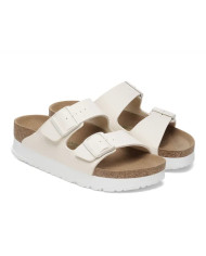 Klapki damskie Birkenstock ARIZONA FLEX PLATFORM BFNARROW 1029127 Beżowe - Sklep online Mastersport