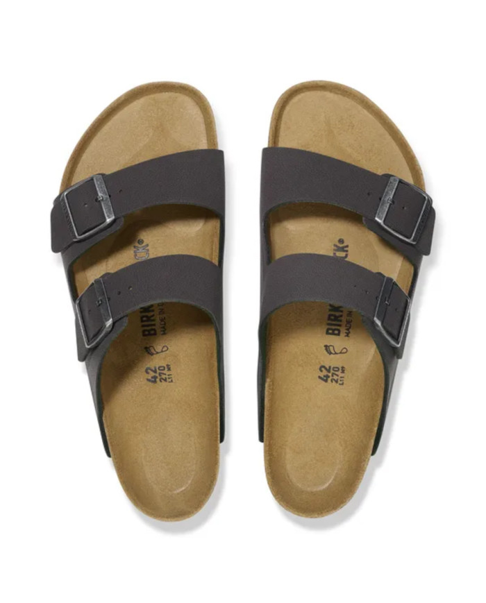 Klapki męskie Birkenstock ARIZONA BFBC REGULAR 1029134 Szare - Sklep online Mastersport
