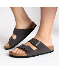 Klapki męskie Birkenstock ARIZONA BFBC REGULAR 1029134 Szare - Sklep online Mastersport
