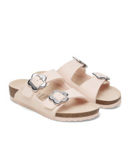 Klapki damskie Birkenstock ARIZONA KIDS FLOWER BUCKLE BF REGULAR 1029442 Różowe - Sklep online Mastersport