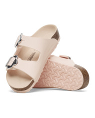 Klapki damskie Birkenstock ARIZONA KIDS FLOWER BUCKLE BF REGULAR 1029442 Różowe - Sklep online Mastersport