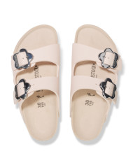 Klapki damskie Birkenstock ARIZONA KIDS FLOWER BUCKLE BF REGULAR 1029442 Różowe - Sklep online Mastersport