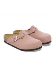 Klapki damskie Birkenstock BOSTON KIDS BFBC NARROW 1029748 Różowe - Sklep online Mastersport