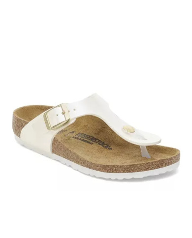 Klapki dziecięce Birkenstock GIZEH KIDS BF REGULAR 1029851 Białe - Sklep online Mastersport