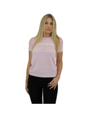 Koszulka damska Champion CREWNECK TEE 112602PS063 Różowa - Sklep online Mastersport