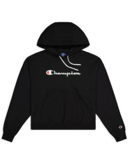 Bluza damska Champion HOODED SWEATSHIRT 112638KK001 Czarna - Sklep online Mastersport