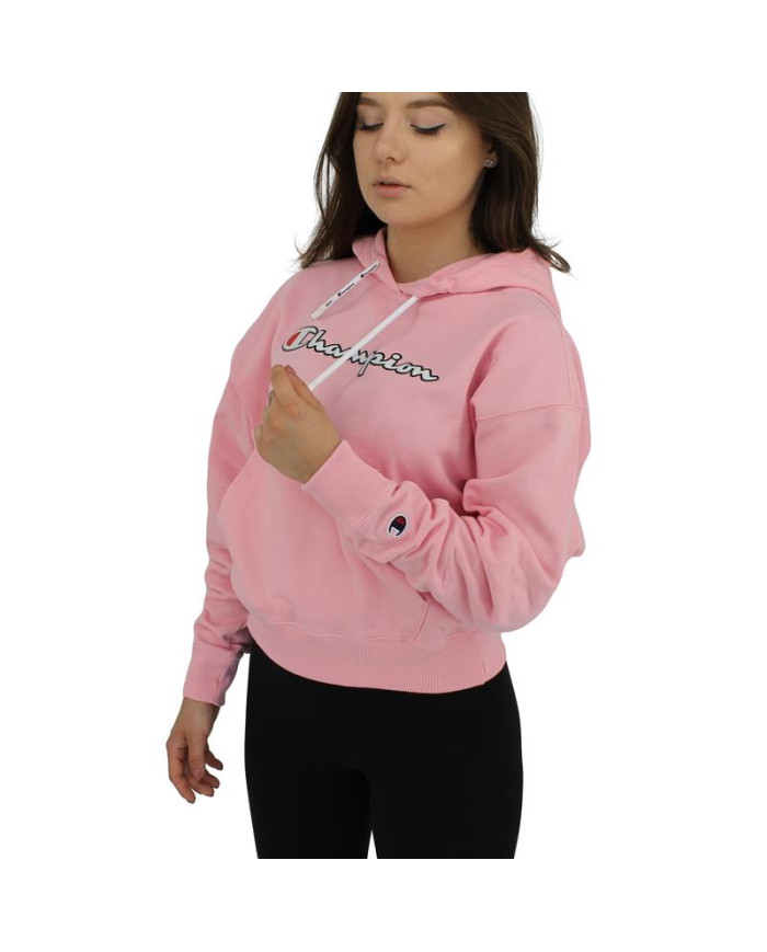 Bluza damska Champion HOODED SWEATSHIRT 112638PS024 Różowa - Sklep online Mastersport