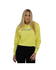 Bluza damska Champion HOODED SWEATSHIRT 112638YS004 Żółta - Sklep online Mastersport