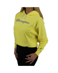 Bluza damska Champion HOODED SWEATSHIRT 112638YS004 Żółta - Sklep online Mastersport