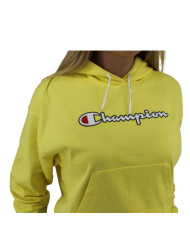 Bluza damska Champion HOODED SWEATSHIRT 112638YS004 Żółta - Sklep online Mastersport