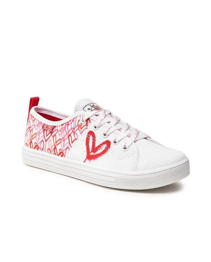 Buty damskie Skechers BOBS B COOL 113952WRPK Białe - Sklep online Mastersport