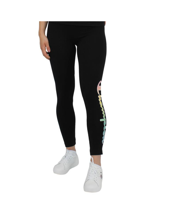 Spodnie damskie Champion LEGGINGS 114080KK002 Czarne - Sklep online Mastersport