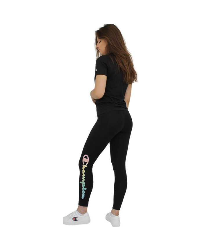 Spodnie damskie Champion LEGGINGS 114080KK002 Czarne - Sklep online Mastersport