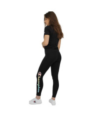 Spodnie damskie Champion LEGGINGS 114080KK002 Czarne - Sklep online Mastersport