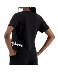 Koszulka damska Champion CREWNECK T-SHIRT 114431KK001 Czarna - Sklep online Mastersport