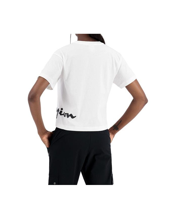 Koszulka damska Champion CREWNECK T-SHIRT 114431WW001 Biała - Sklep online Mastersport
