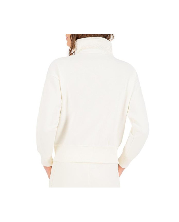 Bluza damska Champion FULL ZIP SWEATSHIRT 114454WW005 Biała - Sklep online Mastersport