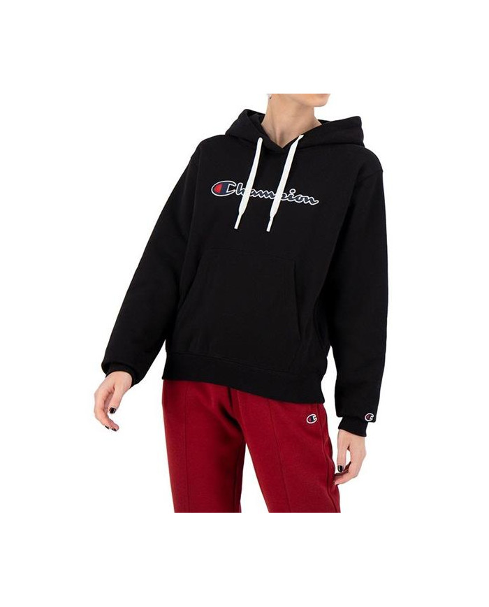 Bluza damska Champion HOODED SWEATSHIRT 114461KK001 Czarna - Sklep online Mastersport