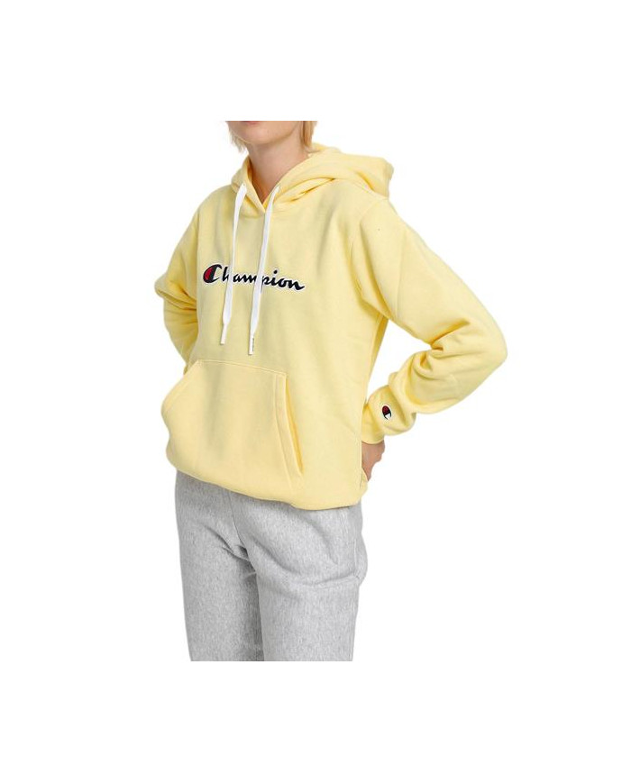 Bluza damska Champion HOODED SWEATSHIRT 114461YS105 Żółta - Sklep online Mastersport
