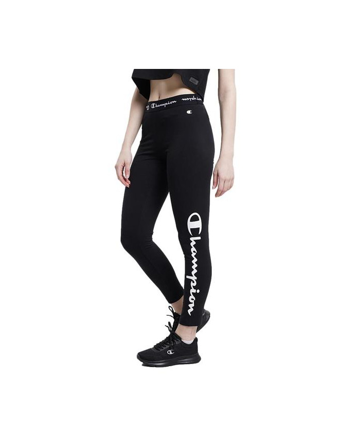 Spodnie damskie Champion CROP LEGGINGS 114878KK001 Czarne - Sklep online Mastersport