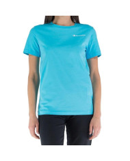 Koszulka damska Champion CREWNECK T-SHIRT 114912BS128 Niebieska - Sklep online Mastersport