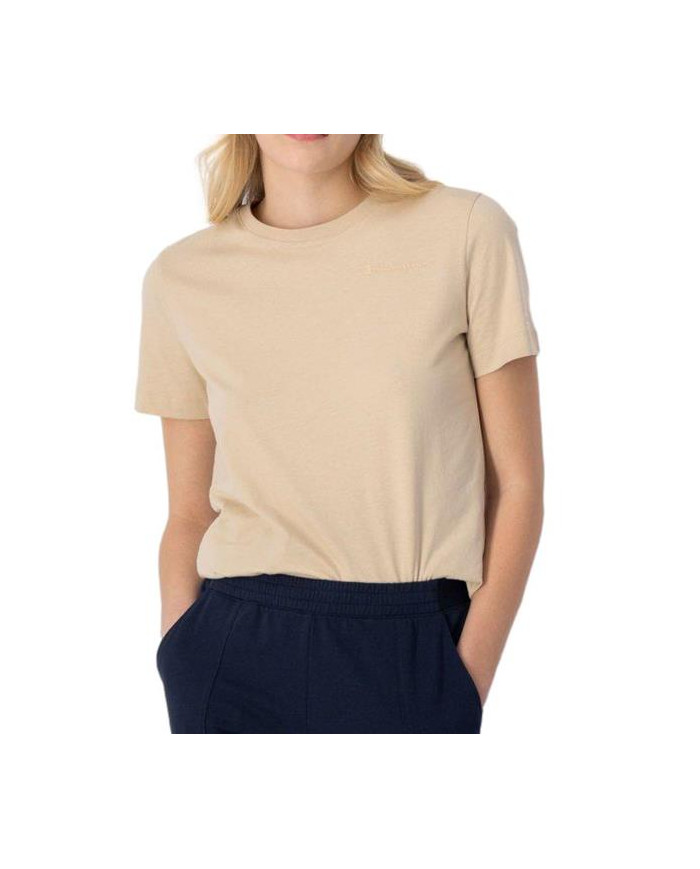 Koszulka damska Champion CREWNECK T-SHIRT 114912MS073 Beżowa - Sklep online Mastersport
