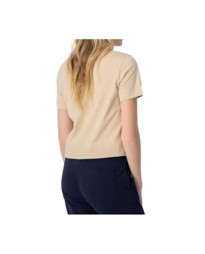 Koszulka damska Champion CREWNECK T-SHIRT 114912MS073 Beżowa - Sklep online Mastersport