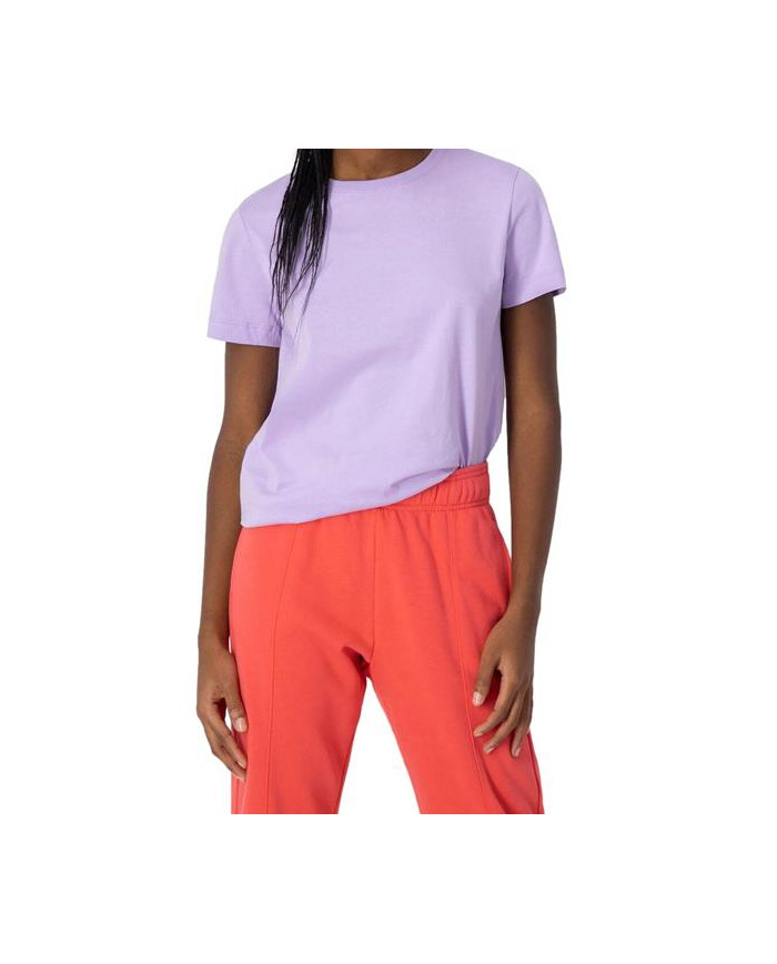 Koszulka damska Champion CREWNECK T-SHIRT 114912VS022 Fioletowa - Sklep online Mastersport