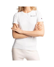 Koszulka damska Champion CREWNECK T-SHIRT 114912WW001 Biała - Sklep online Mastersport