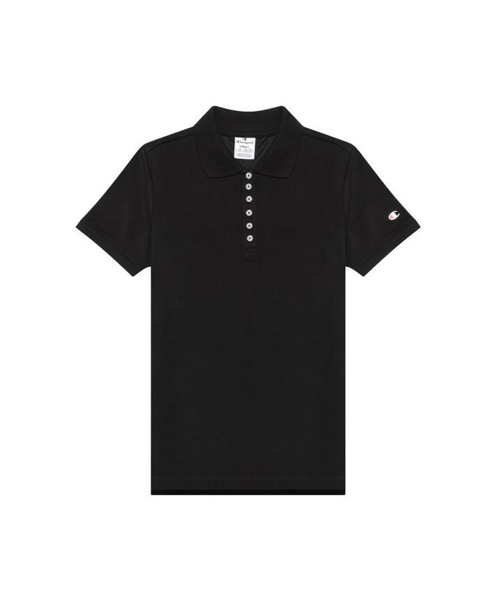 Koszulka damska Champion POLO 114918KK001 Czarna - Sklep online Mastersport