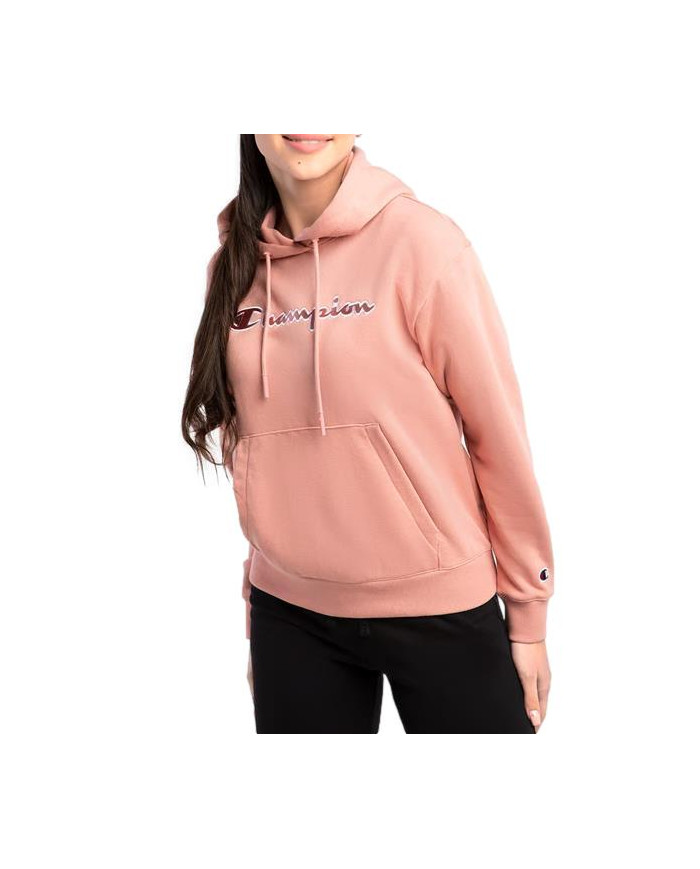 Bluza damska Champion HOODED SWEATSHIRT 114919PS092 Różowa - Sklep online Mastersport