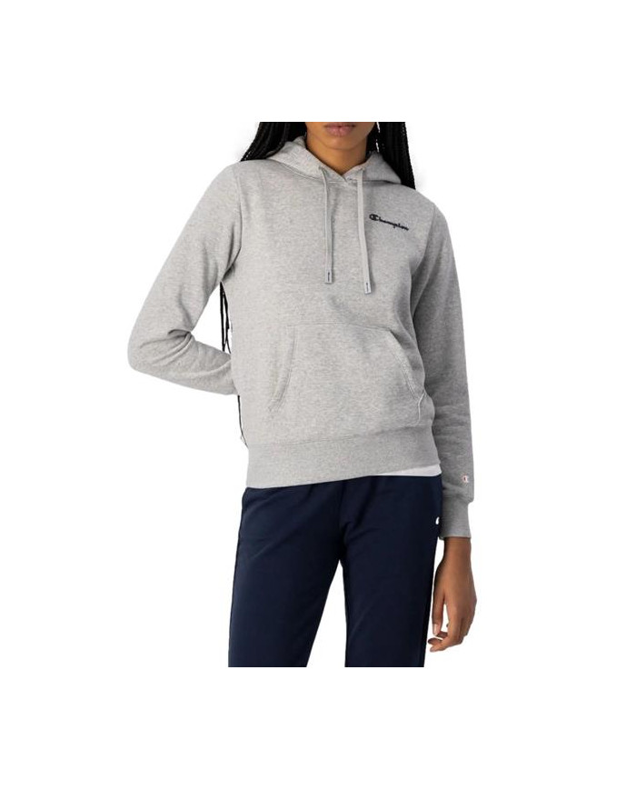 Bluza damska Champion HOODED SWEATSHIRT 115395EM006 Szara - Sklep online Mastersport