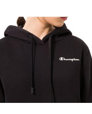 Bluza damska Champion HOODED SWEATSHIRT 115395KK001 Czarna - Sklep online Mastersport